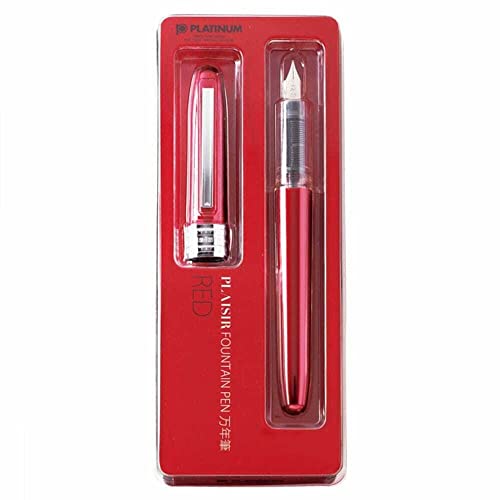 CANETA TINTEIRO PLAISIR PLATINUM 0.5 RED PGB-1000 70