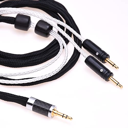 GAGACOCC Silver Plated Upgrade HiFi Cable for Focal Radiance CELESTEE Clear STELLIA (1.8M, 3.5MM)