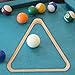 Premium Pool Table Triangle for Accurate Ball Placement, Wood