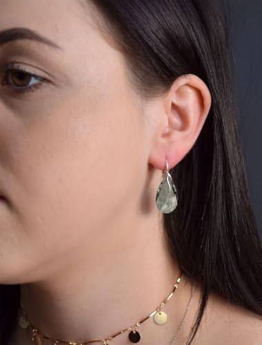 Juego de pendientes con collar de plata 925 y circones para mujer 3