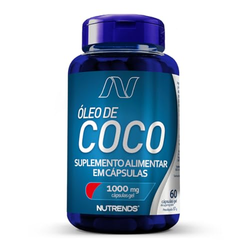 Nutrends Óleo De Coco 1000Mg 60 Cápsulas