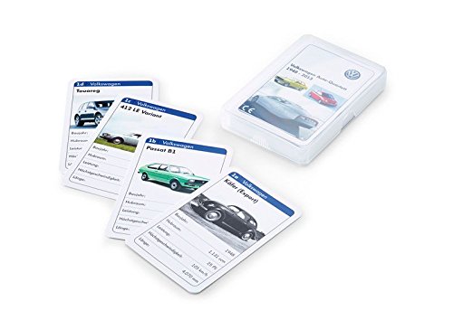 Preisvergleich Produktbild Volkswagen 5C0087528 VCD Kartenspiel Spiel VW Quartett Auto-Quartett Spielzeug