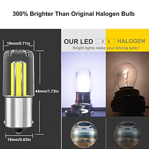 Zssxoled Ba15S Led Bulbs 12V Rv Led Lights 1156 1141 1003 Super Bright Low Power Replacement For Back Up Reverse Lights,Brake Lights,Tail Lights, Rv Lights, White(2-Packs) #TOP1