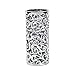 HUMWE Vintage Metal Lighter Case Sleeve Cover Holder with Hollow Pattern Design for BIC Full Size Lighter Type J6 (Silver)