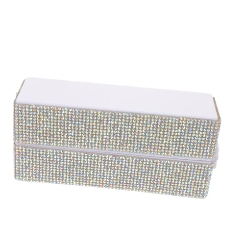 Caja de almacenamiento de brocas PRETYZOOM para un estudio de uñas siempre impecable