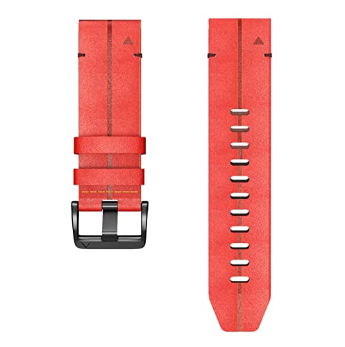 Sangle en cuir véritable 22mm compatible Forerunner 935 et Fenix 6 - 5