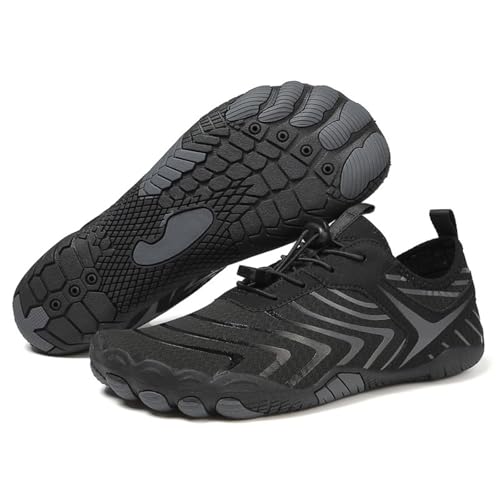 Zapatillas de Running Descalzas para Mujer Deporte para Fitness en Interiores con Puntera Ancha Fitness en Interiores Entrenamiento Integral para Caminar, Correr, Gimnasio, Playa, Surf y Conducir