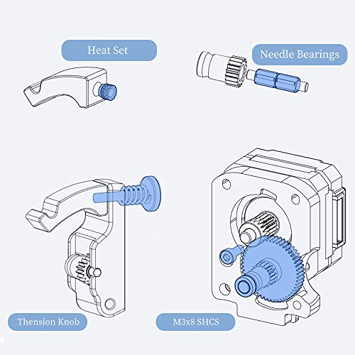 3D Printer Accessories Voron 2.4 Extruder Dual Gear Hardware Kit Compatible with Voron 2.4 BMG Extruder kit.. by G-Hubble - Used condition - Image 5
