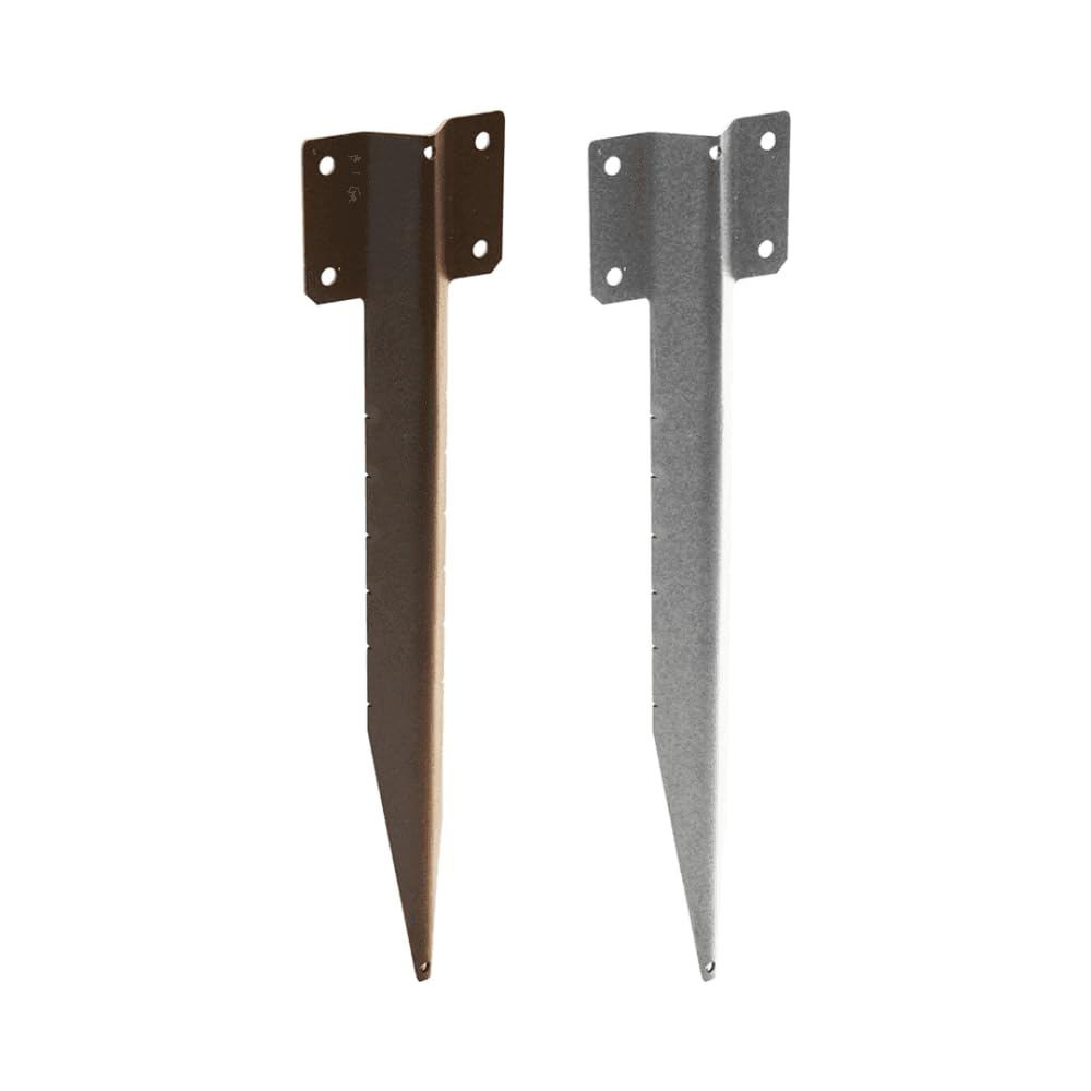 A. Perry Single Sleeper Straight Support Spike, Brown, 440mm