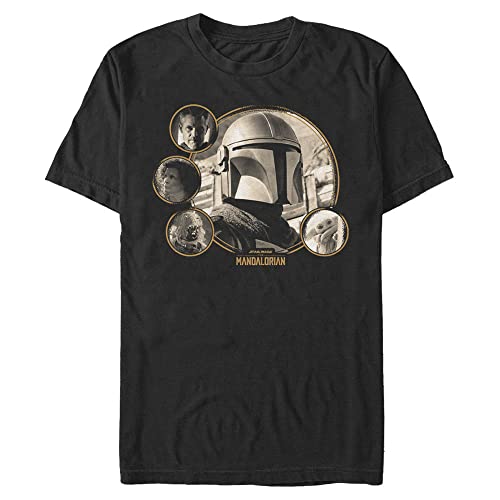 T-shirt Star Wars homme imprimé Mando résistant au lavage quotidien
