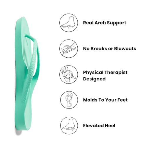 Image of Archies Arch Support Flip Flops for Men & Women - Orthotic Sandals for Plantar Fasciitis Relief - Lightweight, Cushioning, Shock-Absorbing Thong Sandals for Walking, Foot Pain & All-Day Comfort