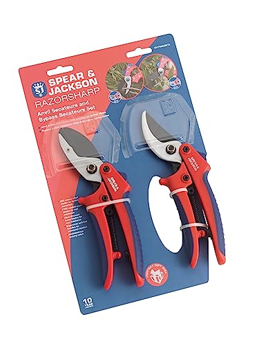 Spear & Jackson CUTTINGSET2 Bypass- und Amboss-Gartenscheren-Set – Ansicht 4