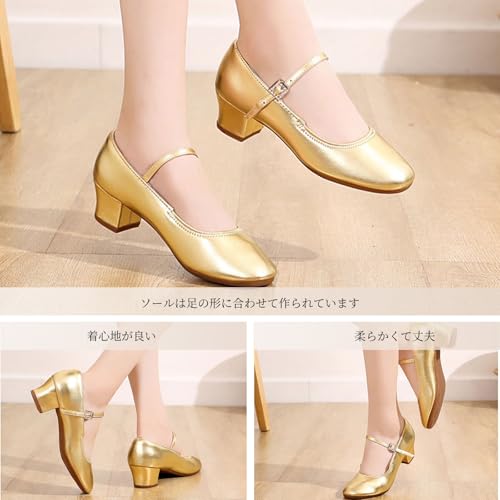 FLORPERRY ラテンダンスシューズ レディース 23.5cm