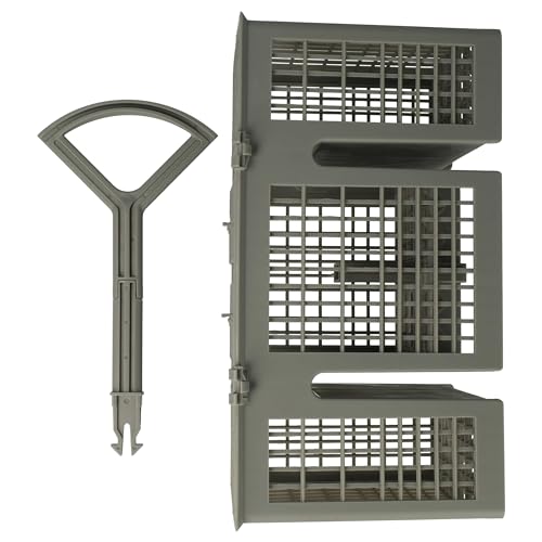 vhbw Besteckkorb kompatibel mit Bosch Integra Ltd SHU9952UC/12, SHU9955UC/12, SHU9956UC/12 Spülmaschinen - mit Griff, 6 Fächer