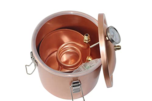 Kingsunshine 1.5 Gallon Pure Copper Boiler Pot Alembic Still Wine Alcohol Water Distiller thumb #2
