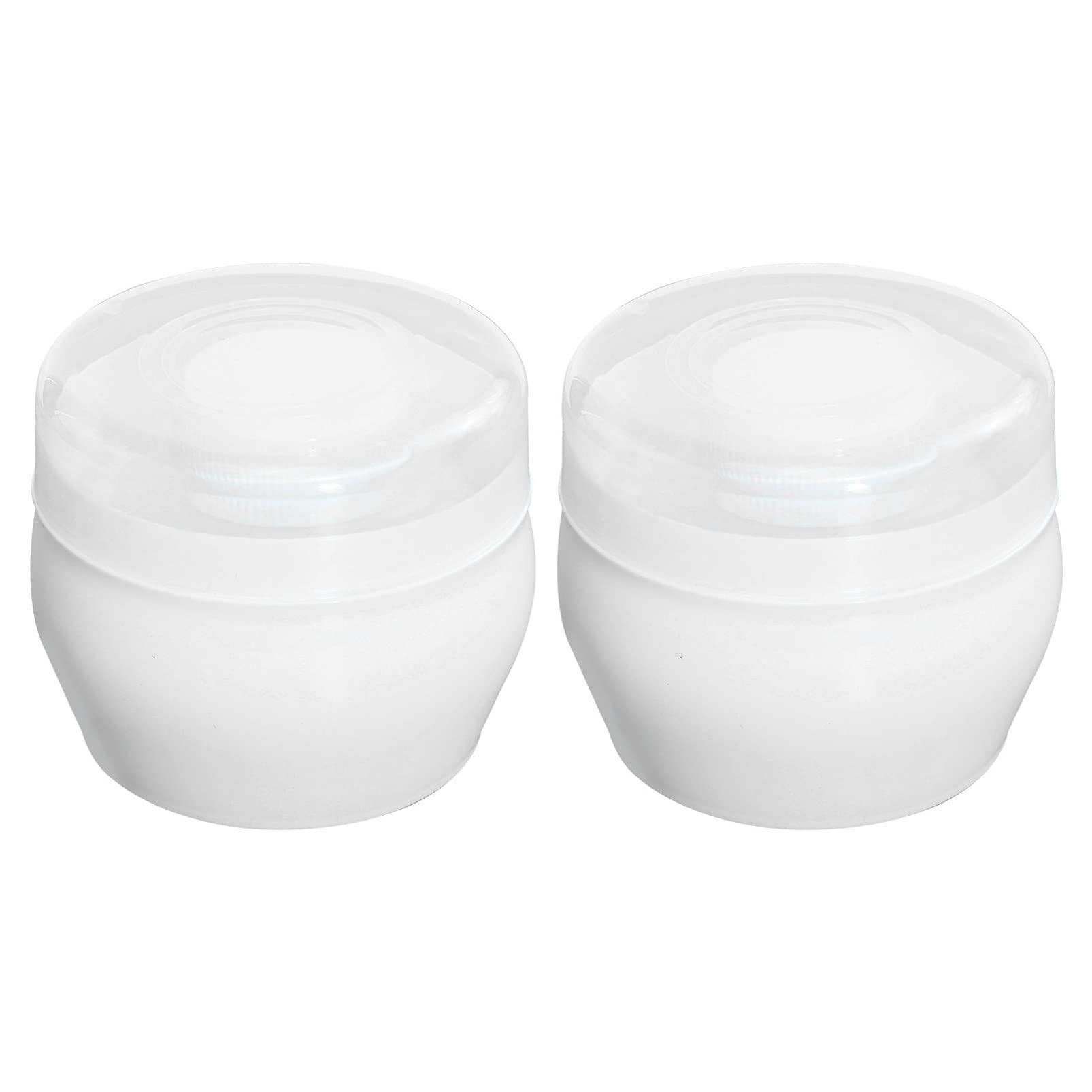 TOYANDONA 2 Ensembles Bébé Houppette Boîte Moelleux Corps Après- Bain Poudre Cas Bébé Soins Visage Corps Villosités Powder Puff Récipient Maquillage Cosmétique Poudre De Titulaire avec
