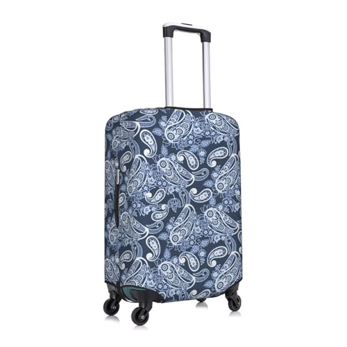 Paisley Pattern No.90130 Luggage Cover Protector Anti-Scratch Washable Fits 18-32 Inch Luggage-Medium3