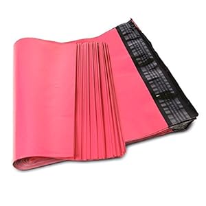 SJPACK 10×13 Hot Pink Poly Mailers 2.5 Mil Envelopes Plastic Shipping Bags With Self Sealing Strip