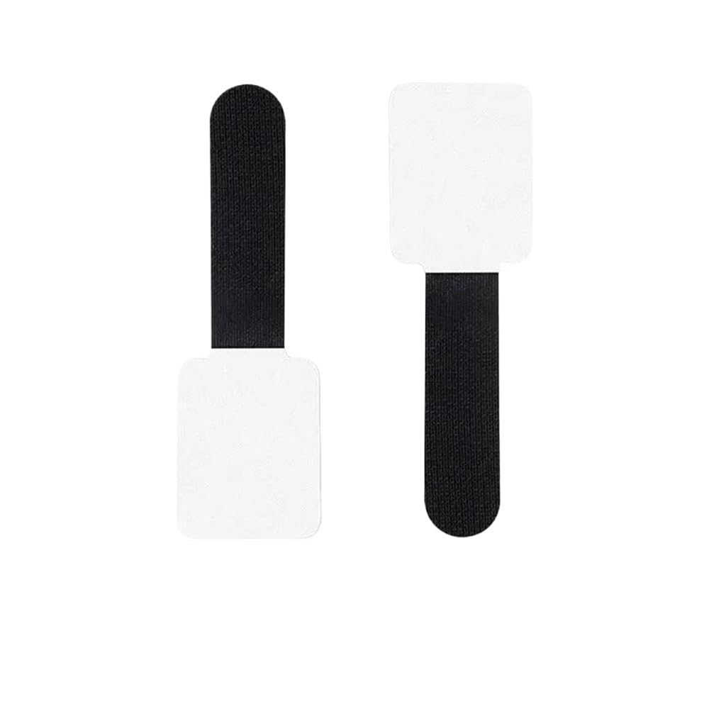 Sunrrafck 10Pcs Black 10/20Pcs Reusable Cable Ties Fastening Wire Organizer Cord Rope Holder Self Adhesive Adjustable Straps Management(10Pcs Black)