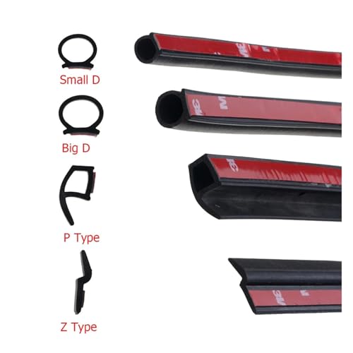 Joint caoutchouc isolant phonique voiture type Z adhésif 2m