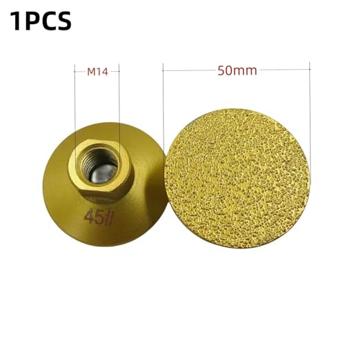 Tête de meulage plate brasée M14 outil diamanté pour ponçage de chants durs - 2