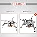 Camping Gas Stove Burner Backpacking Stove Portable Backpack Cooking Camp Stove with Igniter Hiking Outdoor Mini Small Lightweight Windproof Single Stainless Steel Isobutane Propane or Butane Propane