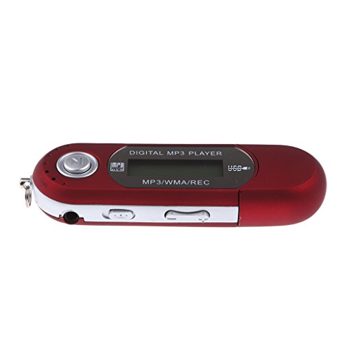 Sconosciuto 4GB USB Lettori MP4 e MP3 di Musica di Registrazione di Riproduzione Video Digitale con Radio FM EBook - Rosso