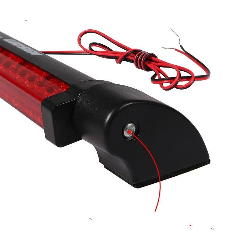Troisième Feu Stop LED Universel 12V - Bande Lumineuse Frein Arrière Montage Haut Avec Adhésif