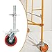 Etyldya Scaffolding Caster Wheel 360 Degrees Swivel Wheel Heavy Duty 6