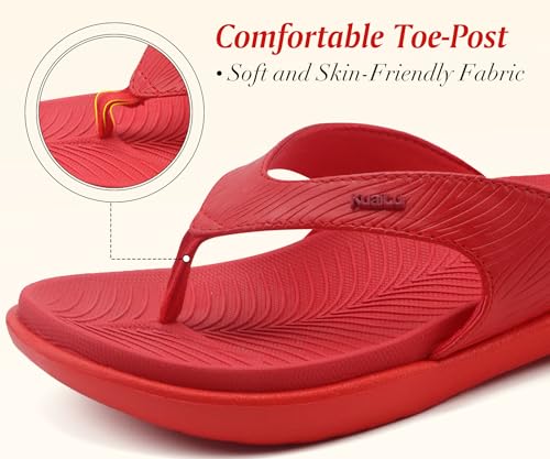 Image of KuaiLu Women's Orthotic Arch Support Flip Flop Sandals