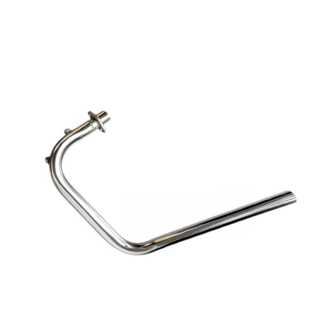 CT 100 Bend Pipe for Bajaj Bike Durable Metal Exhaust Pipe-1-image-30