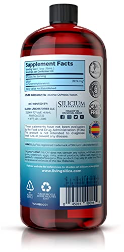 Orgono Living Silica Collagen Booster Liquid | Vegan Collagen Boosting Drink | Supports Healthy Collagen and Elastin Production for Joint & Bone Support, Glowing Skin, Strong Hair & Nails. - Image 4