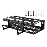 Wandhalterung für Kartuschenpistolen-Halter, verbessertes 12 Schlitze, Aufbewahrungsregal, Metall-Abdichtungswerkzeuge-Organizer für Garage, Werkstatt, Werkstatt, Lieferwagen