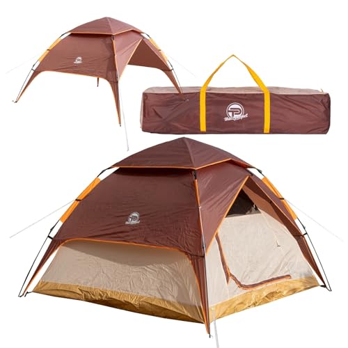 Tente de camping automatique imperméable et coupe-vent à double paroi