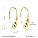 ARMRA Fashion Classic Sterling Silver Thread Drop Earrings Teardrop Back Chunky Dangle