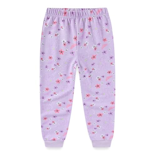 Image of Disney Lilo and Stitch Frozen Minnie Mouse Princess Girls Long Sleeve Shirt and Pants Set for Infant to Big Kids