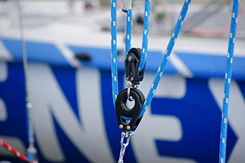 Abio Polypropylen Seil 10mm 10m blau Polypropylenseil Outdoor Tauwerk PP Flechtleine Textilseil Leine Nylonschnur Schnur Festmacher Rope Kunststoffseil Polyseil geflochten Rope 10mm 10m