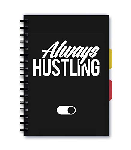 Posterskart 'Always Hustling' Motivational Quote Notebook A5 Ruled