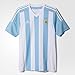 Adidas Argentina Home Soccer Jersey Climacool (White, Blue) Large