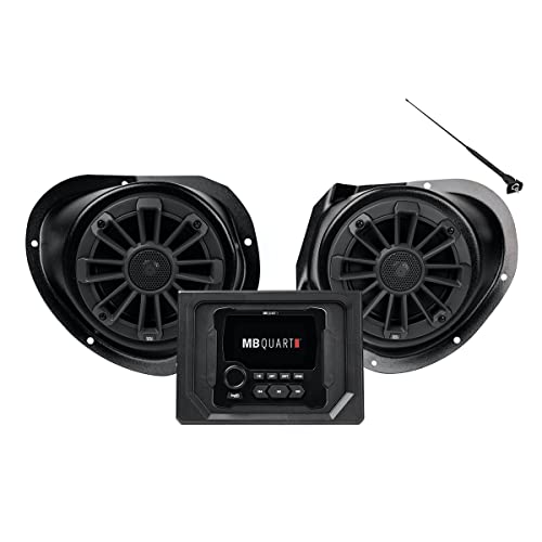 MB Quart Stage 2 Audio System Compatible with Polaris General, Designed for Ride Command, Two Speaker 160 Watt, UTV, Tuned Audio Package