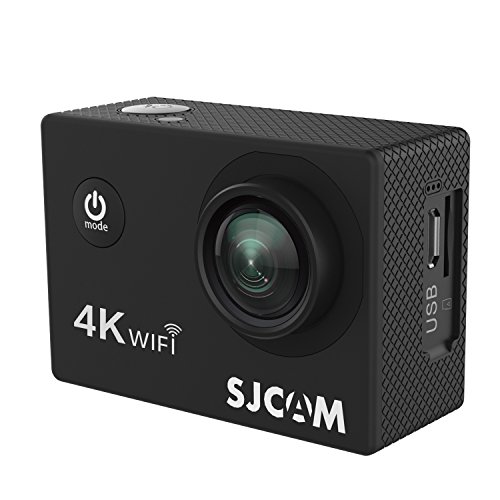 Sjcam Original Sj4000 Air 4K Wi-Fi Action Camera 16Mp Waterproof Dv Camcorder 170 Degree Wide Angle Lcd - Black #TOP3