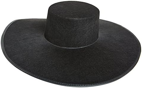 Formation Wide Brim Black Costume Hat 