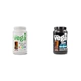 Vega Organic All-in-One Vegan Protein Powder, Chocolate - Superfood Ingredients, Vitamins & Premium Sport Protein Chocolate Protein Powder, Vegan, Non GMO, Gluten Free Plant Based Protein Powder Drink