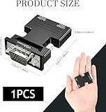 8K VGA to HDMI，HDMI to VGA Adapter,8K Converter with Full HD Audio Video Output,For TV, Computer,Laptop, PC, Monitor, Projector, etc.… - Image 2