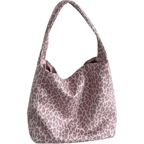 Sac Cabas Daim Léopard de Haute Qualité Style Hobo Chic