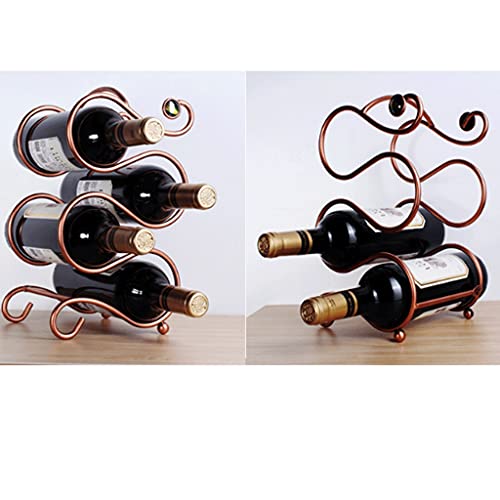 Soporte de vino de acero inoxidable estilo europeo miniatura 4