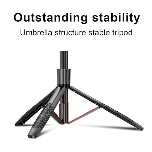 Selfie Stick Tripod,Tripod with 360 Degree Rotatable Phone Holder for Photography, Video Shooting, Live Streaming, Vlog, YouTube Video, FaceTime, Skype, TikTok, Selfie — view 5