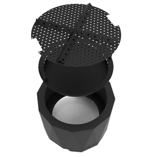 Blue Sky Outdoor Living Peak Smokeless Patio Fire Pit, Portable Fire Pit with Lift-Out Ash Catch, Black - Image 4