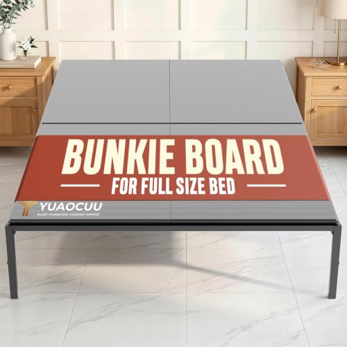 Bunkie Board Full Size 54x75" 10mm Mattress Support - Heavy Duty Anti-Sag by YUAOCUU - Used condition - US$72.67