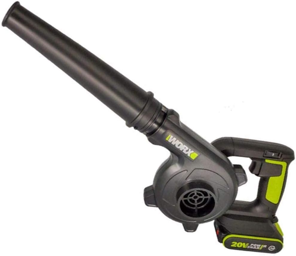 Electric Garden Blower Cordless Leaf Blower Strong Winds Suitable for Indoor and Outdoor Outdoor Car 3-Speed 20V Battery1 2.0AH (Battery2 4.0AH) (Battery*2 2.0AH)